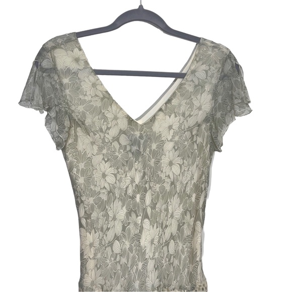 Jonathan Martin Studio Floral Silk Dress Womens 12 Summer - Picture 6 of 6